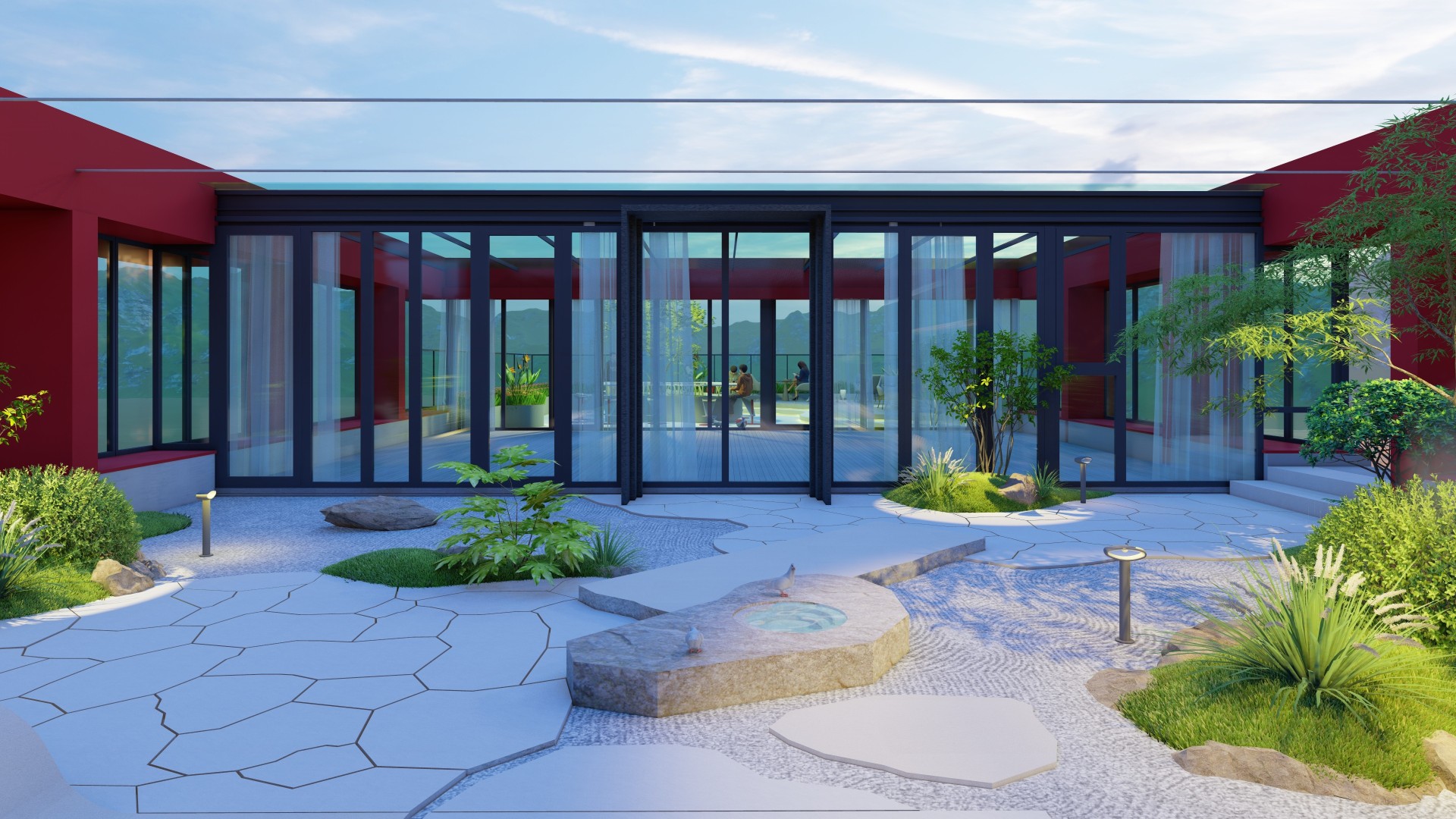 辰现花园设计｜设计工作室之红房雅院